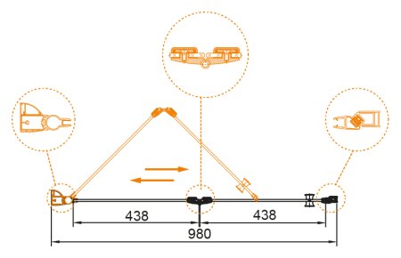 Душевая дверь в нишу Cezares Elena BS12 100 P Cr R 