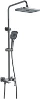 Душевая система Raffine F3696T, оружейная сталь