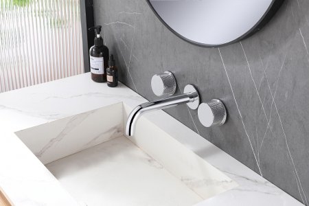 Смеситель для раковины Abber Wasser Kreis AF81122 Хром 