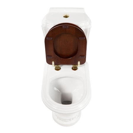 Унитаз-компакт Cezares King Palace золото с CZR-T-163-W-S-G 