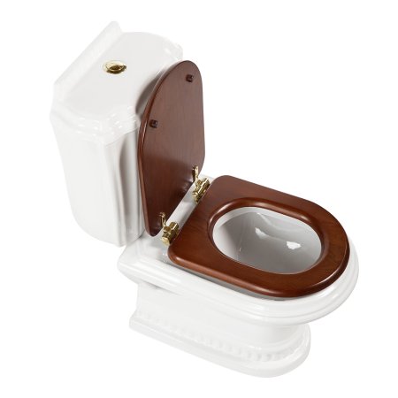 Унитаз-компакт Cezares King Palace золото с CZR-T-163-W-S-G 