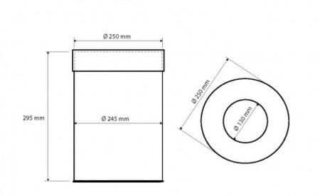 Мусорное ведро Bemeta Hotel 150115151 7,5 л, матовое, черное 