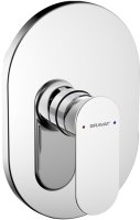 Смеситель для душа встраиваемый на 1 потока Bravat Gina PB865104CP-ENG, хром Смеситель для душа встраиваемый на 1 потока Bravat Gina PB865104CP-ENG, хром