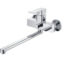 Смеситель однорычажный для ванны длинный излив 40F HAIBA CRON CN22129