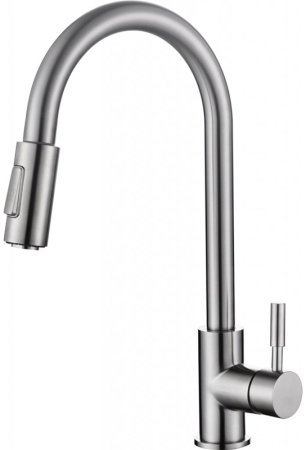 Смеситель для кухни BelBagno BB-LAM31A-IN Нержавеющая сталь 