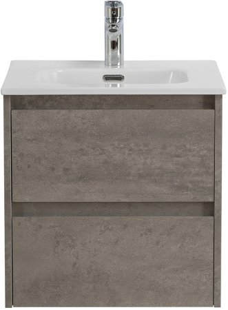 Тумба с раковиной BelBagno KRAFT-500-2C-SO-CG Cemento Grigio 