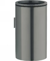 Стакан для зубных щеток Boheme Uno 10974-GM Оружейная сталь