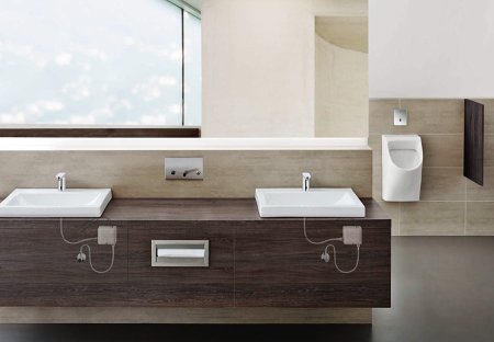 Привод бесконтактного смыва Grohe Tectron Skate 37321001 хром 