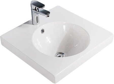 Раковина BelBagno Fly 50 BB500-LV-CER-N Белая 