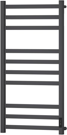 Полотенцесушитель электрический Point Меркурий PN83850GR П10 500x1000, диммер справа, графит премиум 