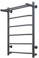 Полотенцесушитель электрический с полочкой (лесенка) Тругор Пэк сп 6 П 80х50 см, графит