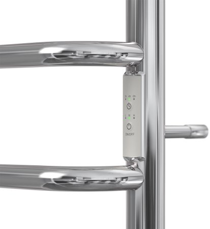 Полотенцесушитель электрический Point Сатурн PN90858 П8 500x800 диммер справа, хром 