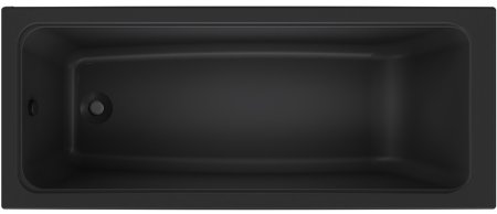 Акриловая ванна AM.PM Gem 170х70 W90A-170-070B-A Черная матовая без гидромассажа 