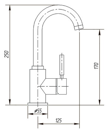 Смеситель Migliore Fortis 18664 для раковины хром 