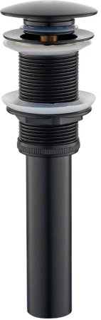 Донный клапан Rose RS11H, черный 
