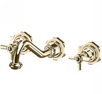 Смеситель для раковины Gattoni TRD TR105/18D0 Золото 24 карат Смеситель для раковины Gattoni TRD TR105/18D0 Золото 24 карат