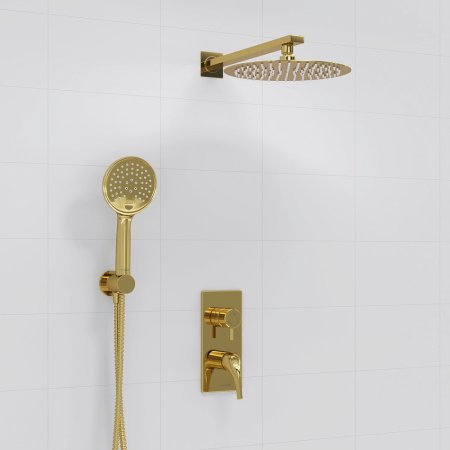 Душевой комплект WasserKRAFT A71207 золото глянцевое 