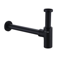 Сифон для раковины WasserKRAFT A094 черный Soft-touch