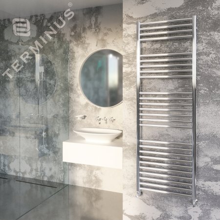 Водяной полотенцесушитель Terminus Альба П22 500x1396 4620768886560 Хром 
