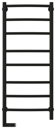 Полотенцесушитель электрический Сунержа Галант 2.0 100х40 L выгнутая, черный матовый 