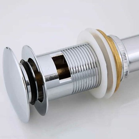 Донный клапан Frap F65-2 click-clack Хром 