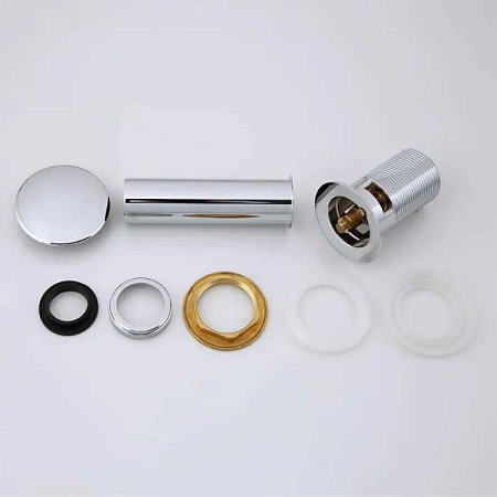 Донный клапан Frap F65-2 click-clack Хром 