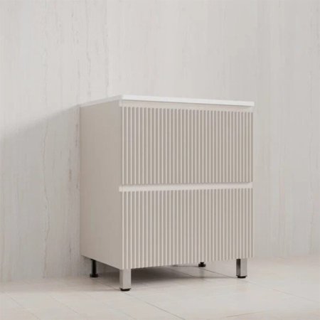 Тумба Style Line Марокко 70 напольная, с раковиной  СОУЛ 700*480 антрацит, крем 