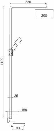 Душевая система FAUZT (FZs-305) тип См-ВДшОРНТрА 