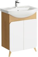 Тумба под раковину Aqwella Basic 65 BAS0106DZ Дуб золотой