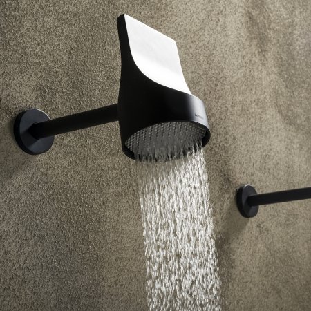 Верхний душ Bossini Apice HH1000.073 Черный матовый 