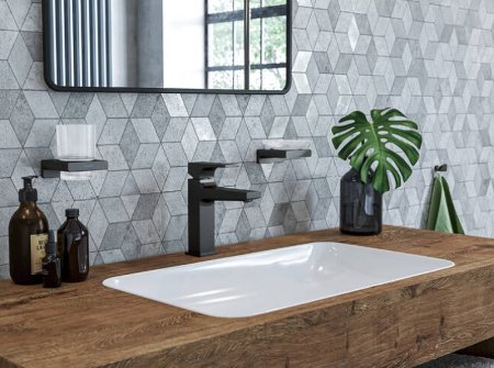 Смеситель для раковины Hansgrohe Metropol 32507340 Шлифованный черный хром 