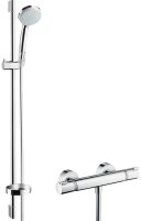 Смеситель для душа Hansgrohe Croma 100 Vario EcoSmart 27033000 с термостатом Хром