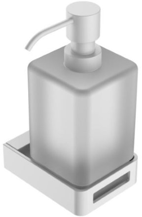 Дозатор для жидкого мыла Boheme Q 10957-MW Белый матовый 