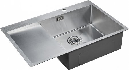 Мойка кухонная Paulmark Elde PM807851-BSR брашированная нержавеющая сталь 