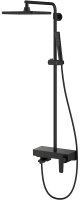 Душевая система Teska Niagara NG3580 с термостатом Черная