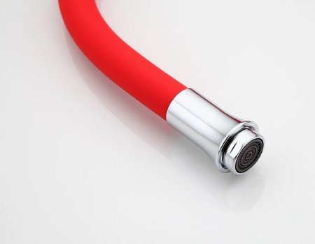 Смеситель для кухни Frap H43 F4043 Красный Хром 