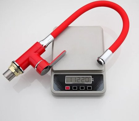 Смеситель для кухни Frap H43 F4043 Красный Хром 