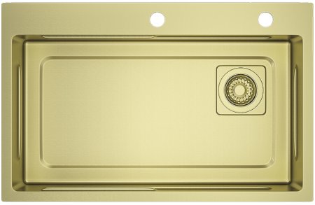 Кухонная мойка Raglo R702.7246.03, золотой сатин 