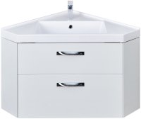 Тумба под раковину Aquaton Кантара 78 1A205601ANW70 угловая подвесная Дуб полярный