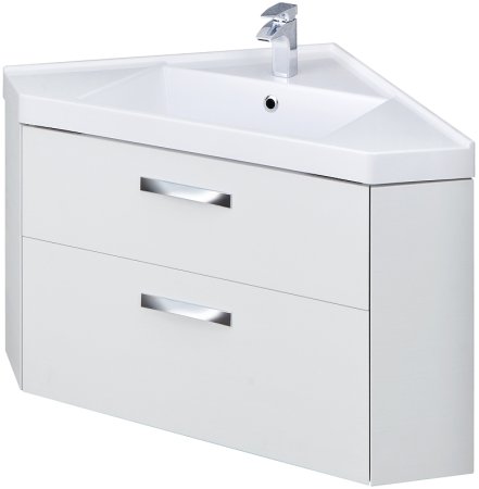 Тумба под раковину Aquaton Кантара 78 1A205601ANW70 угловая подвесная Дуб полярный 