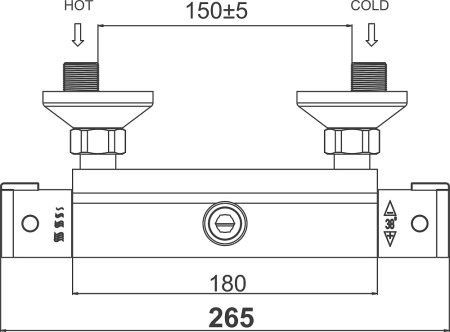 Термостат D&K Bayern Potsdam DA2153101 для душа 