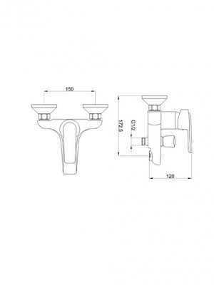Смеситель для ванны HOFFNUNG HFG-81303 