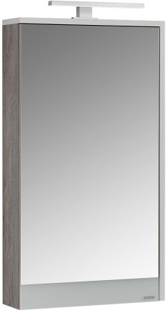 Зеркальный шкаф Aquaton Эмма 46 1A221802EAD80 Белый Дуб наварра 