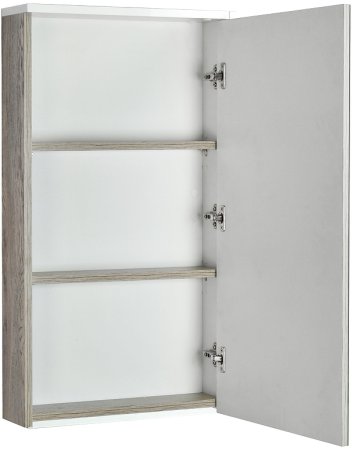 Зеркальный шкаф Aquaton Эмма 46 1A221802EAD80 Белый Дуб наварра 