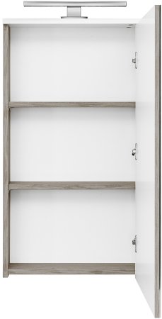 Зеркальный шкаф Aquaton Эмма 46 1A221802EAD80 Белый Дуб наварра 