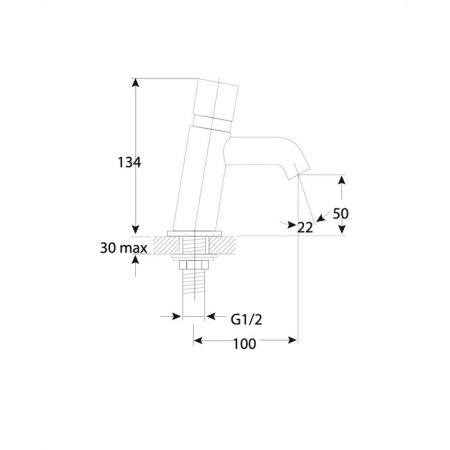 Смеситель Omnires Y Y1217CR для раковины с таймером 