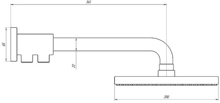 Верхний душ Paini Maggiore 50CR759TCARE20ET8 Хром 