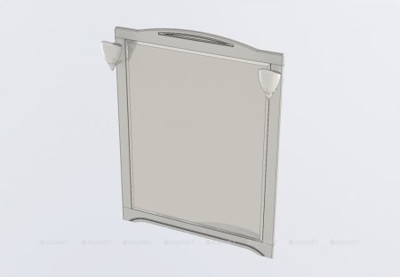 Зеркало Aquanet Луис 80 бежевый 