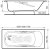 Стальная ванна Roca Princess 170x70 2209E0000 с отверстиями для ручек с антискользящим покрытием 