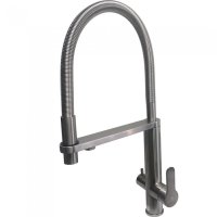 Смеситель для кухни под фильтр GANZER REIN GZ16040G SATEEN